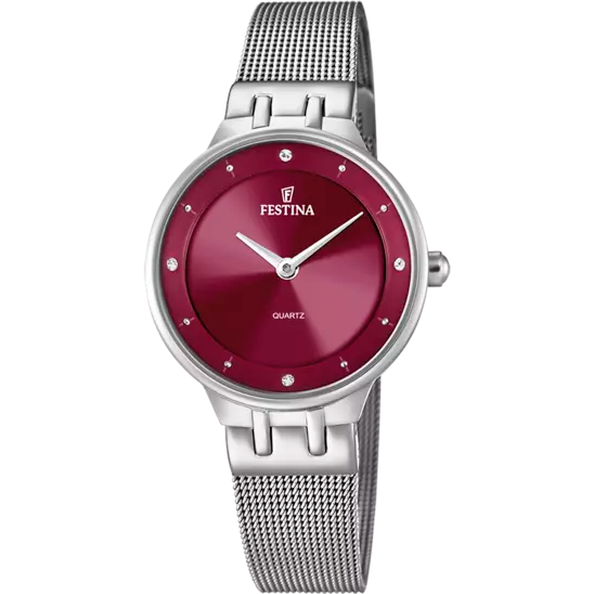 La montre Festina F20597/2 pour femme est en effet un véritable bijou de l'horlogerie. Avec sa boîte en acier et verre minéral, ainsi que son bracelet en acier, elle est à la fois hautement qualitative et durable.