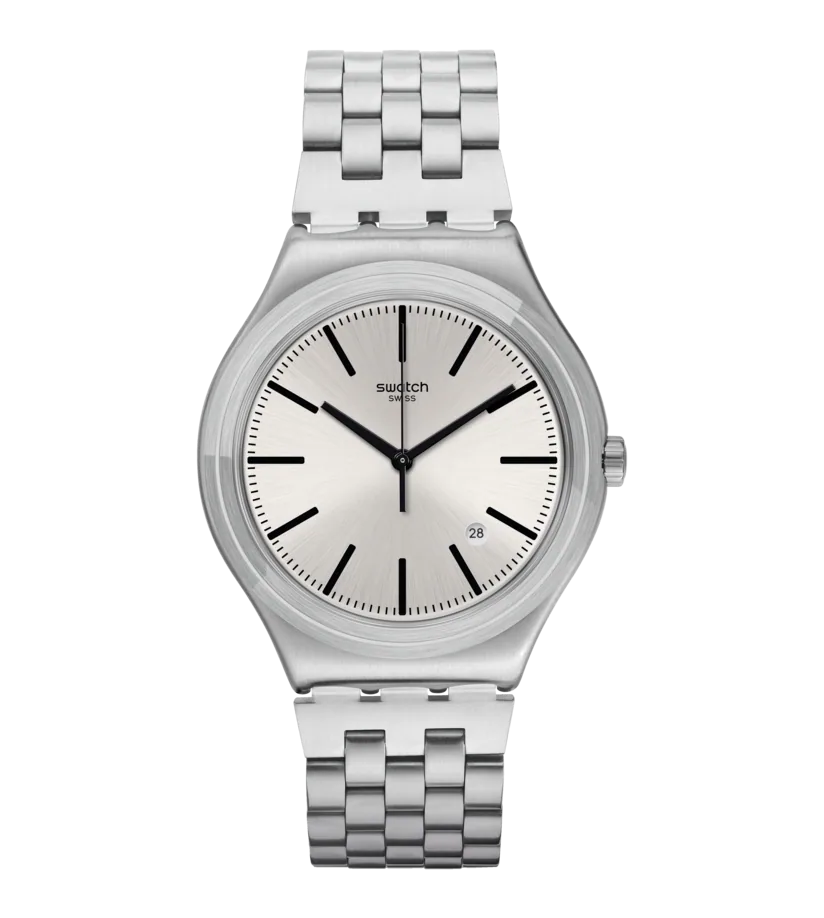 La montre parfaite pour compléter vos tenues quotidiennes, où que vous alliez. MON QUOTIDIEN (YWS429G) possède un élégant cadran couleur argent aux indexes et aux aiguilles noires. Le boîtier est assorti au bracelet ajustable en acier inoxydable brossé.