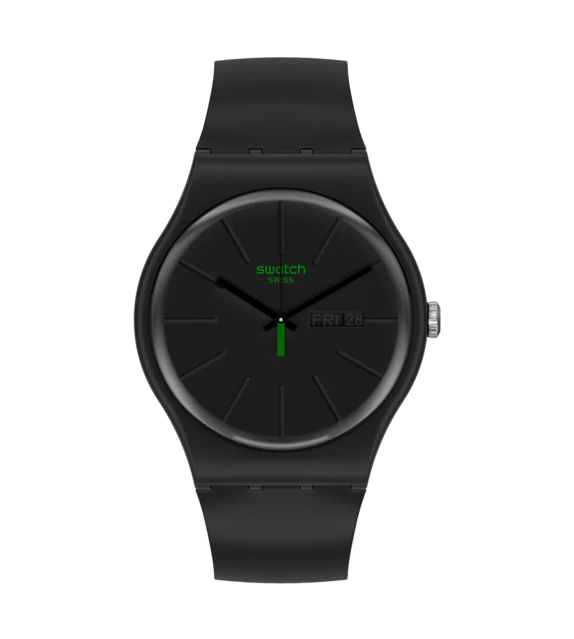 NEUZEIT Tout en élégance et en sobriété, le langage New Gent incarne l’essence même du design et de la précision. Les cadrans sont gravés en relief avec un effet de sculpture ton sur ton, jouant avec la lumière et les volumes. La touche veloutée des bracelets confère aux tons puissants une sophistication particulière. La luminosité du bleu et du rouge s'harmonise avec l'intensité et la profondeur du design noir.   SO29B700