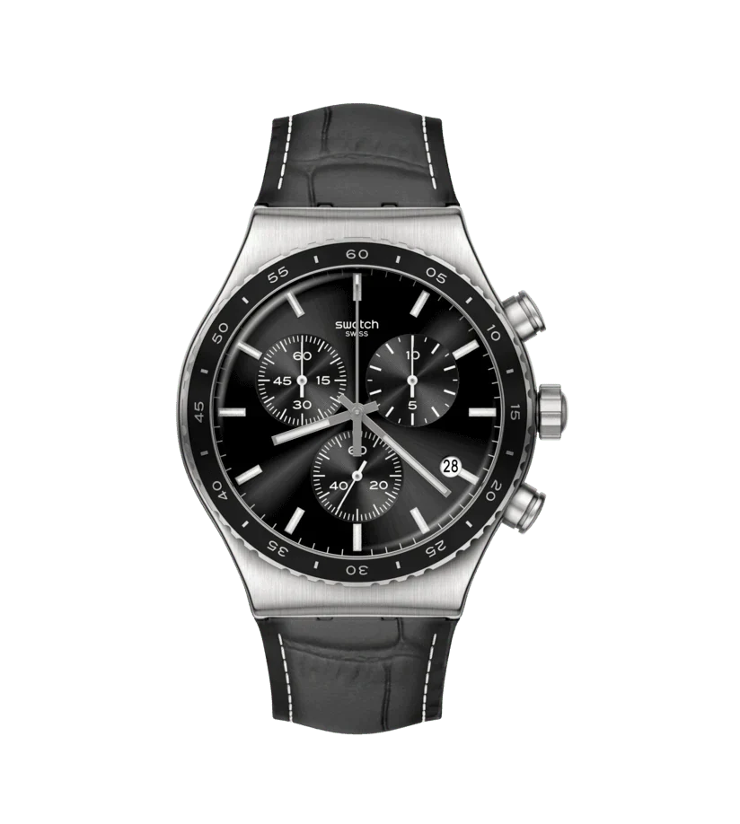 Montre en cuir, Montre Quartz, Montre Résistante à l'eau, Collection THE OCTOBER COLLECTION, Le Comptoir des Montres, Montre en Acier Inoxydable.