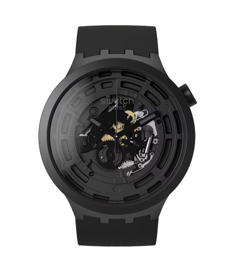 C-BLACK Biocéramique : une innovation unique pour un design audacieux et épuré, un toucher agréable et un matériau ultra-résistant. Craquez pour le noir ton sur ton. Profitez du futur !   SB03B100