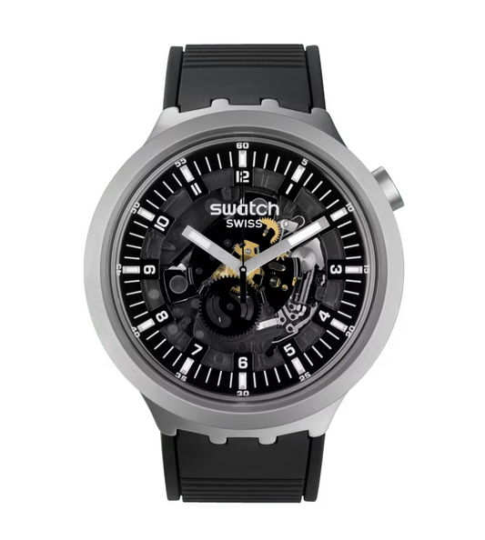  Montre surdimensionnée, Montre Quartz, Montre Résistante à l'eau, Bracelet en Caoutchouc, Collection BIG BOLD IRONY, Le Comptoir des Montres, Montre en Acier Inoxydable.